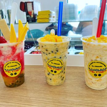 Cholao El P’tas - three different drinks - Desserts Near Me - Rahway, New Jersey