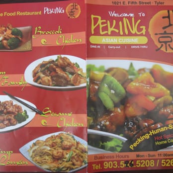 Peking Asian Cuisine - Take out Menu - Chinese Near Me - Tyler, Texas