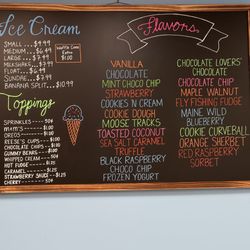 Andy's Deli and Market - Flavor board.