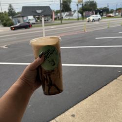 Salted caramel ripple coffee