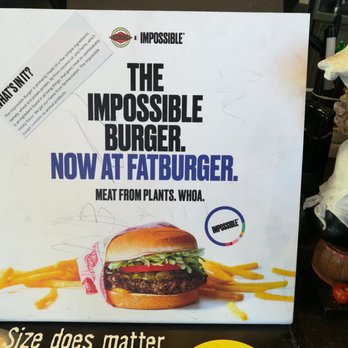 Fatburger & Buffalo's Express - Impossible burger served here. - Burgers Near Me - Carson, California Fatburger & Buffalo's Express - Impossible burger served here. - Burgers Near Me - Carson, California