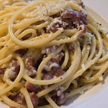 Trattoria D.O.C. - caccio y pepe with Italian bacon - Italian Near Me - Evanston, Illinois