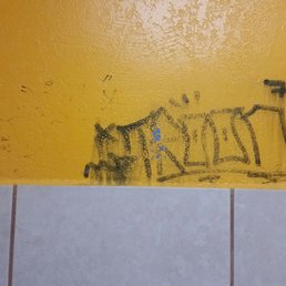 Authentic game tags in the bathroom