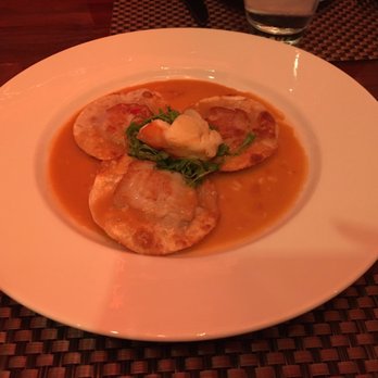 Parxgrill - Lobster ravioli appetizer- Filled with lump lobster lightly pan fried and just incredibly delicious - Steakhouses Near Me - Bensalem, Pennsylvania Parxgrill - Lobster ravioli appetizer- Filled with lump lobster lightly pan fried and just incredibly delicious - Steakhouses Near Me - Bensalem, Pennsylvania