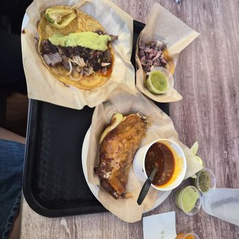Son Tacos - Food was delicious, nice and fresh highly recommend, nice enviroment and friendly staff, salsa bar neat and fresh - Tacos Near Me - Montclair, California