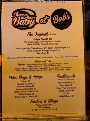 Menu photo 8 Bob's Your Uncle Miami Beach, FL