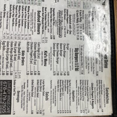 Menu photo 1 Lovejoy Wings Cafe Hampton, GA
