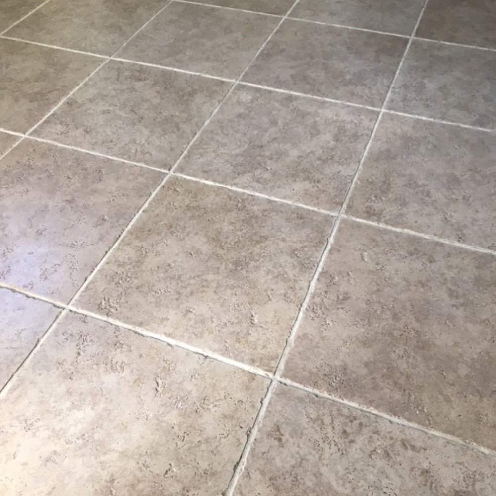 Pro Grout - Kitchen floor - AFTER - Tiling Near Me