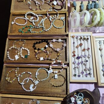 Garden At The Flea - Fun jewelry vendor, scored some lovely jade pieces. - Flea Markets Near Me - San Jose, California Garden At The Flea - Fun jewelry vendor, scored some lovely jade pieces. - Flea Markets Near Me - San Jose, California