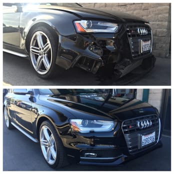 Bob's Bridge Collision Center - 2013 Audi S4 Before & After Collision Repair - Body Shops Near Me - Fremont, California Bob's Bridge Collision Center - 2013 Audi S4 Before & After Collision Repair - Body Shops Near Me - Fremont, California