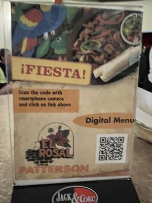 Menu photo 1 El Rosal Mexican Restaurant Patterson, CA