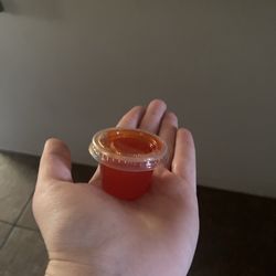 TINY sauce container for 8 crab angels