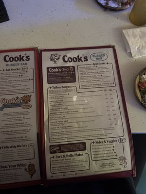 Menu photo 8 Cook's Burger Bar Williamsburg, VA Menu photo 8 Cook's Burger Bar Williamsburg, VA