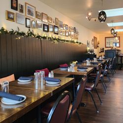 Occhi Belli - View along banquette towards bar counter (3/18/26)