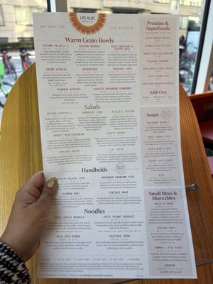 Menu photo 7 Life Alive Organic Cafe West End Washington, DC, DC Menu photo 7 Life Alive Organic Cafe West End Washington, DC, DC