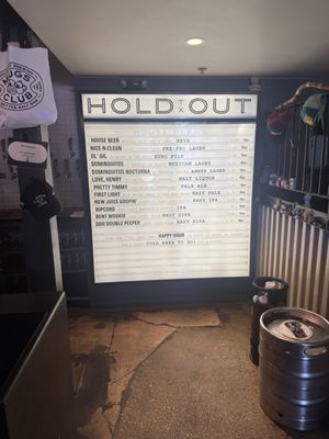 Menu photo 5 Hold Out Brewing Austin, TX