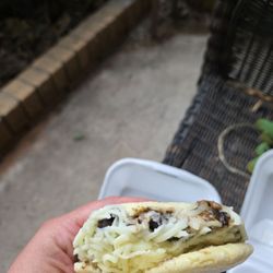 El Palacio Imperial - A tasty bean & cheese arepa