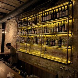 The bar....