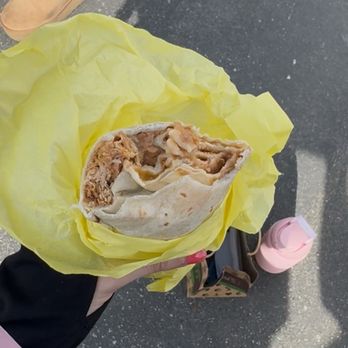 Burrito Express - Bean and Cheese Burrito with chicken - Mexican Near Me - Pasadena, California