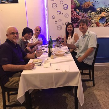 Milane - TMMC team  from Canada - Texas - Japan.  End of activity dinner. - Italian Near Me - Boca Raton, Florida