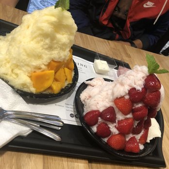 Oakobing - Mango and Strawberry! - Shaved Ice Near Me - Los Angeles, California Oakobing - Mango and Strawberry! - Shaved Ice Near Me - Los Angeles, California