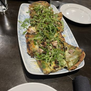 The Lock & Key Tapas + Bar - Chicken Pesto Flatbread - Cocktail Bars Near Me - Sacramento, California The Lock & Key Tapas + Bar - Chicken Pesto Flatbread - Cocktail Bars Near Me - Sacramento, California