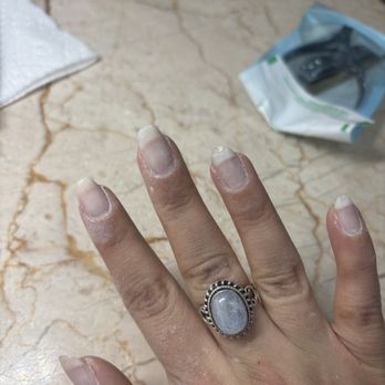 Eagleville Nails & Spa - She filed my nails down so much that she drilled a hole in my ring finger, leaving me to have to cut length off - Nail Salons Near Me - Ardmore, Pennsylvania Eagleville Nails & Spa - She filed my nails down so much that she drilled a hole in my ring finger, leaving me to have to cut length off - Nail Salons Near Me - Ardmore, Pennsylvania