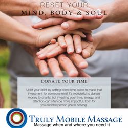 Truly Mobile Massage - Visit www.trulymobilemassage.com to book your appointment now. I travel so you don't have to.