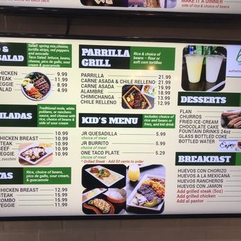 Burrito Parrilla Mexicana - R. Meadows - Menu - Mexican Near Me - Rolling Meadows, Illinois Burrito Parrilla Mexicana - R. Meadows - Menu - Mexican Near Me - Rolling Meadows, Illinois