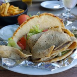 Chicken gyro sandwich