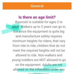 Are adults allowed or not?
