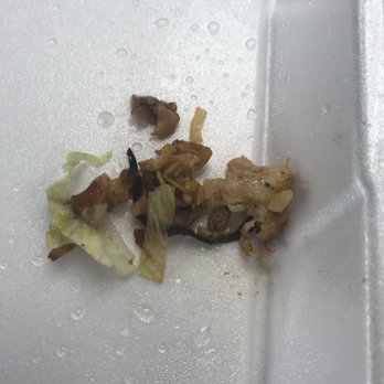 Mr Taco - The chicken was cut up like this hardly any chicken to put on my fajitas - Mexican Near Me - Alpharetta, Georgia