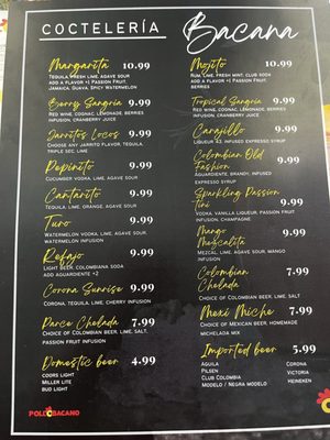 Menu photo 4 Pollo Bacano Zion, IL