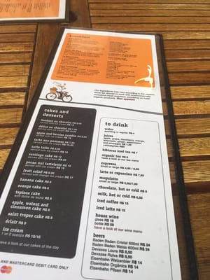 Menu photo 3 La Bicyclette Rio de Janeiro, RJ