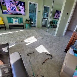 New happy feet on this light and bright carpet. Love it!!! New happy feet on this light and bright carpet. Love it!!!