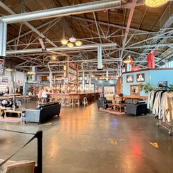 7 Seas Brewing - View from the entrance on the second story