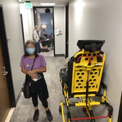 Mehran Movassaghi, MD - No, this isn't an emergency room. This is how over stacked Dr. Movassaghi's office is on a Friday. Faces of patients blurred for privacy.