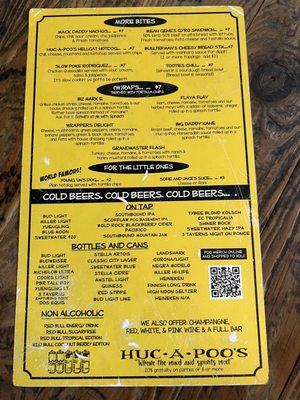 Menu photo 7 Huc A Poos Tybee Island, GA