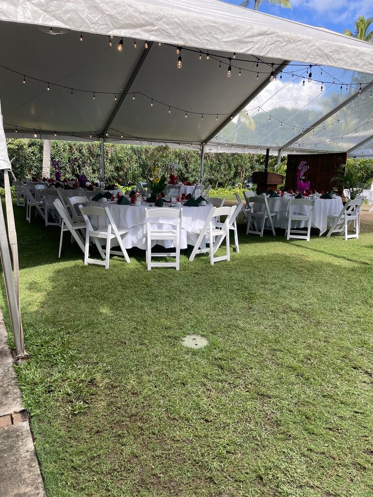 Tent near the Mango's patio Yelp