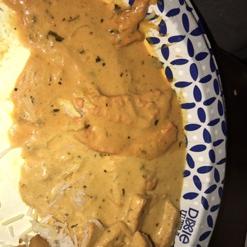 Pepper House - Supposedly chicken tiki masala. Who has ever seen tiki masala this color ? Should have know right from looking at it there was a problem ! - Indian Near Me - Mount Laurel, New Jersey Pepper House - Supposedly chicken tiki masala. Who has ever seen tiki masala this color ? Should have know right from looking at it there was a problem ! - Indian Near Me - Mount Laurel, New Jersey