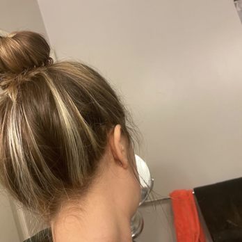 Soiree Salon - Hair in bun, back view. - Hair Salons Near Me - Cockeysville, Maryland Soiree Salon - Hair in bun, back view. - Hair Salons Near Me - Cockeysville, Maryland