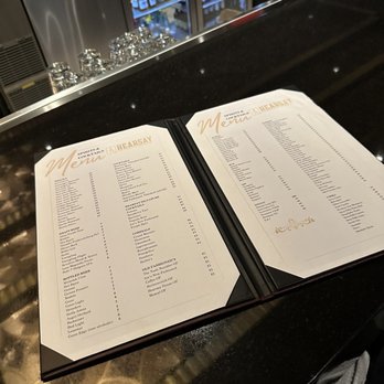 Hearsay Arlington - Only a small fraction of their extensive alcohol menu - Lounges Near Me - Arlington, Texas