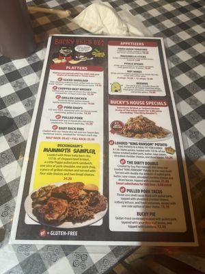 Menu photo 5 Bucky Bee's BBQ Cave City, KY Menu photo 5 Bucky Bee's BBQ Cave City, KY