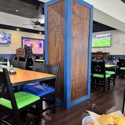 Inside decor of restaurant