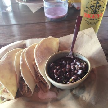 3 Keys Brewing - Pulled pork with cole slaw and black beans! - Breweries Near Me - Bradenton, Florida