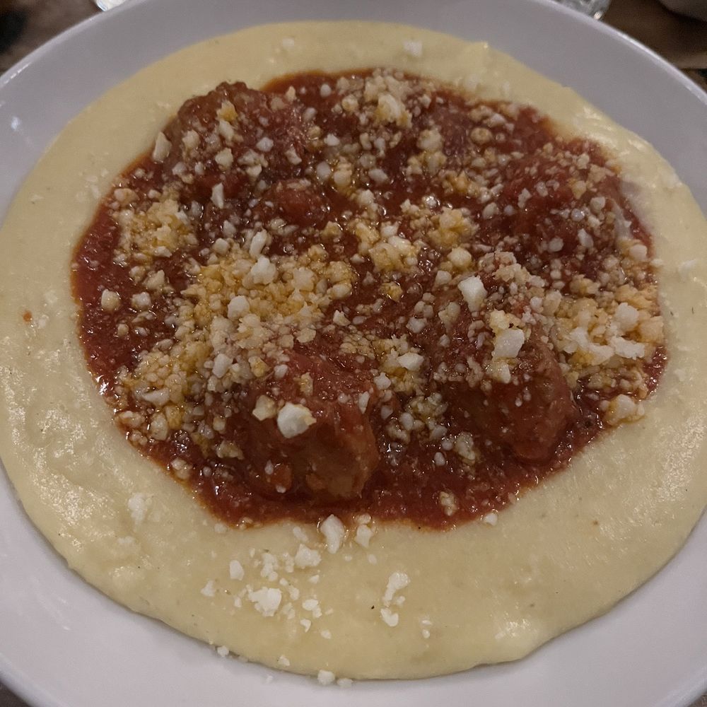 Emilia - Polenta and meatballs - Italian Near Me - Knoxville, Tennessee