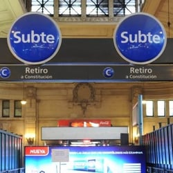 Estación Retiro - Línea C - entrada