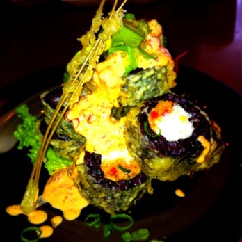 Akira Sushi - Volcano roll.  Lava included! - Sushi Bars Near Me - Vancouver, British Columbia
