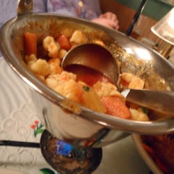 Hungarian Rhapsody - Traditional Hungarian Golash comes in a flaming Caldrum