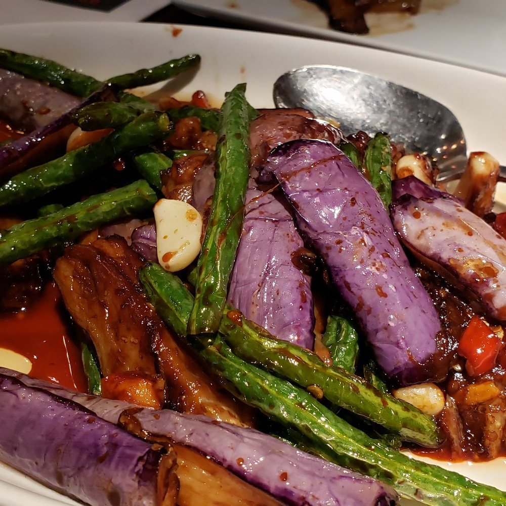 The Bao - Garlicky eggplant and string beans -- the roasted garlic was UNF - Shanghainese Near Me - New York, New York The Bao - Garlicky eggplant and string beans -- the roasted garlic was UNF - Shanghainese Near Me - New York, New York
